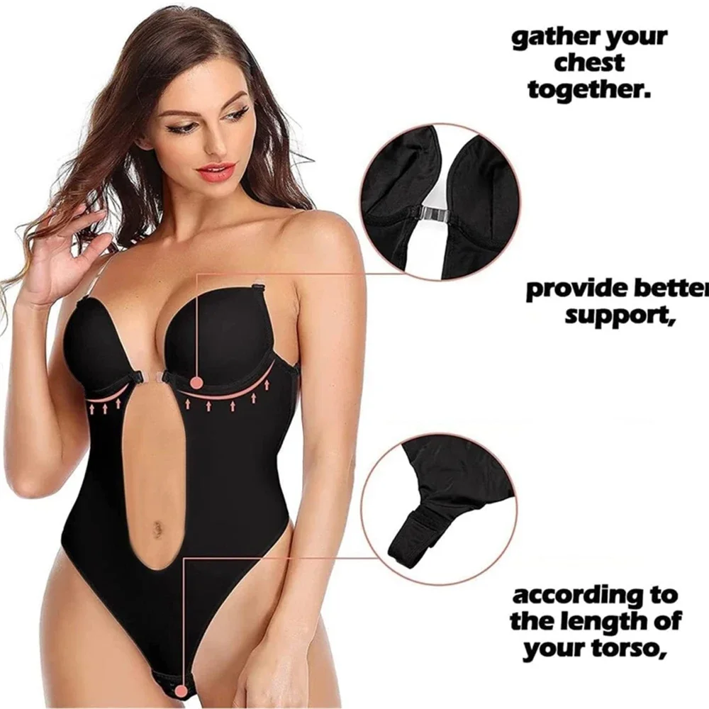 1 szt. Damskie Body bez ramiąc – Shapewear Bodysuit Firm recenzja i cena
