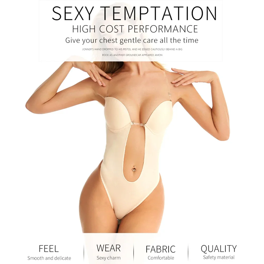 1 szt. Damskie Body bez ramiąc – Shapewear Bodysuit Firm recenzja i cena